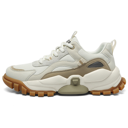 JEEP SPIRIT Chunky Sneakers Men Low-Top Light Sandy