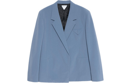 Bottega Veneta Business Suits Coats Men's Blue