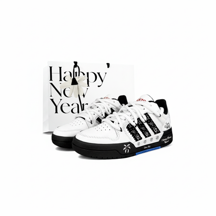 Custom Sneakersadidas neo Entrap 'Leaping Horse Star Trail' Gift Bag Edition Cool Cute Trendy Versatile Lightweight Breathable Low-Top Skate Shoes Unisex