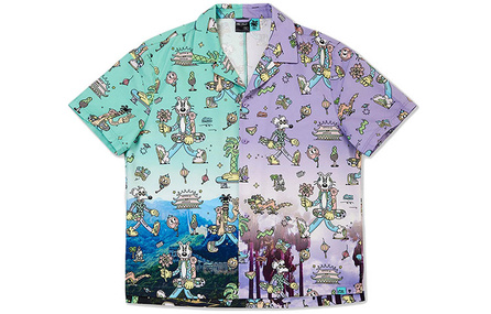 Steven Harrington X LINING Skateboard Shirts Unisex Multicolor