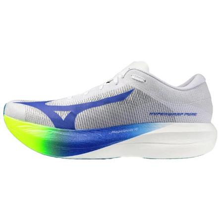 Mizuno Hyperwarp Pure Comfortable Fit Running Shoes Unisex White Blue Yellow