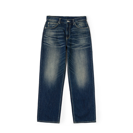 Lee Loose Wide-Leg Dark Blue Mid-Rise Jeans Unisex