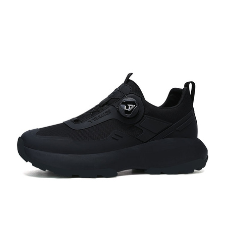 U7 Mesh Comfort Fashion Simple Versatile Cushion Slip-Resistant Durable Breathable Low-Top Casual Lifestyle Shoes Men's Black