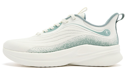 QIAODAN Light LITE Cushioning, Slip Resistant, And Abrasion Resistant Low Top Running Shoes Men's Mountain Shadow Green