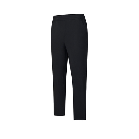 FILA Fitness Series Mountain Outdoor Style Classic Versatile Simple Design Casual Pants Men's Deep Black