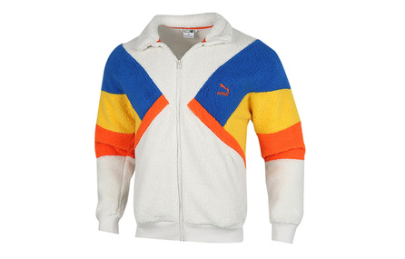 PUMA Velvet Jackets Men Smoke Gray