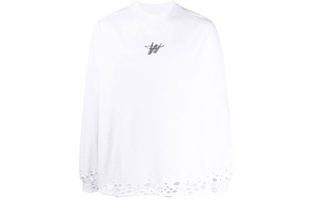 WE11DONE High Neck Wd Logo T Shirt