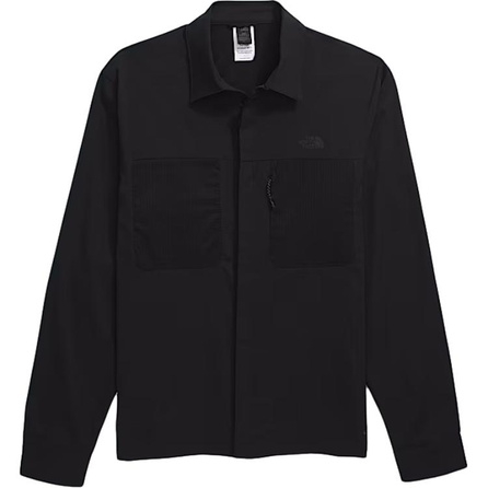 THE NORTH FACE LIGHTRANGE Durable Water-Resistant Moisture-Wicking Long Sleeve Shirt Men's Black