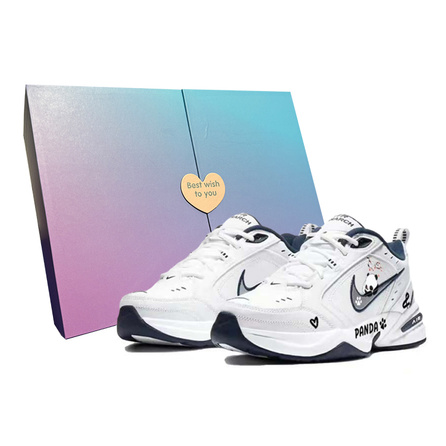 Nike Air Monarch 4 Chunky Sneakers Unisex Low-Top Blue/White