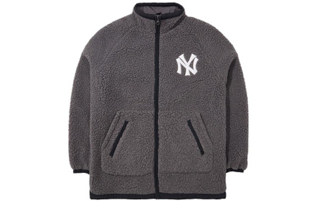 New Era Velvet feel Coat Unisex Gray