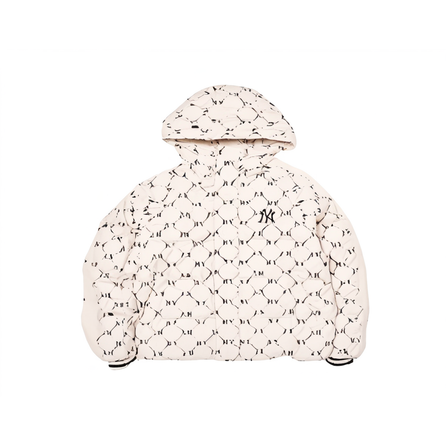 MLB New York Yankees Down Jacket Unisex Cream