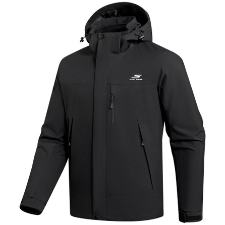 Skechers 3-in-1 Storm Jacket Softshell Breathable Windproof Waterproof Detachable Liner Fleece Two-Piece Set Outdoor Cycling Hiking Lightweight Wear-Resistant Mountain Style Functional Business Sports Casual Daily Commute Hooded Slim Fit Jacket Unisex