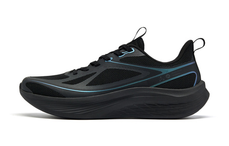 Jordan Light Speed 5v2 Sport Casual Fabric Mesh Soft Bouncy Rubber Comfort Thick Sole Cushioning Anti-Slip Wear-Resistant Breathable Lightweight Low-Top 'Xiu Light Speed' Tech Casual Training Long Run Sprint City Commute Running Shoes Men's Black