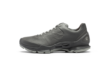 ecco Biom C Calfskin 25 Autumn Sport Fashion Versatile Wear-Resistant Low-Cut Casual Shoes Men's Magnetic Grey 800464
