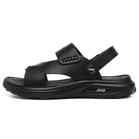 Jeep Summer Breathable Men's Slippers Comfortable High Aesthetic Anti-Slip Deodorant Daily Commute Driving Easy Slip-On Versatile Fashion Beach Sandals Men's
