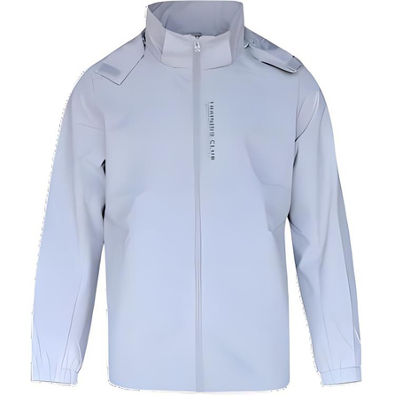 361° Training Series Single Windbreaker Letter Hood Windproof Jacket Men's Dream Grey