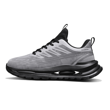 Warrior Simple Versatile Trendy Windproof Cold-Resistant Sport Commute Comfort Lightweight Cushioned Wear-Resistant Low-Top Casual Running Shoes Men's