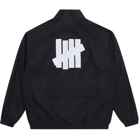 UNDEFEATED SS25 Five-Stripe American Color Block Large Logo Lightweight Stand Collar Jacket Unisex