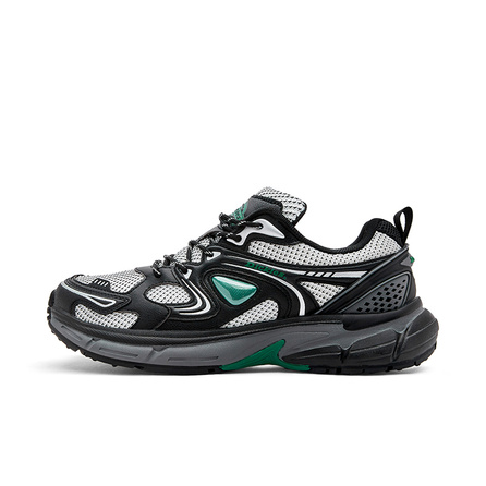 Dickies Fabric Synthetic Leather Retro Versatile Comfort Trendy Anti-Slip Wear-Resistant Support Balanced Lightweight Low-Top Dad Shoes Men's Black Green Silver