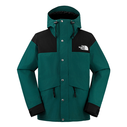 THE NORTH FACE MountainICON Hiking Waterproof And Breathable Windbreaker Jacket Unisex Green