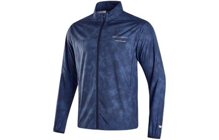 Skechers Jacket Men's Mist All Over Print Gray