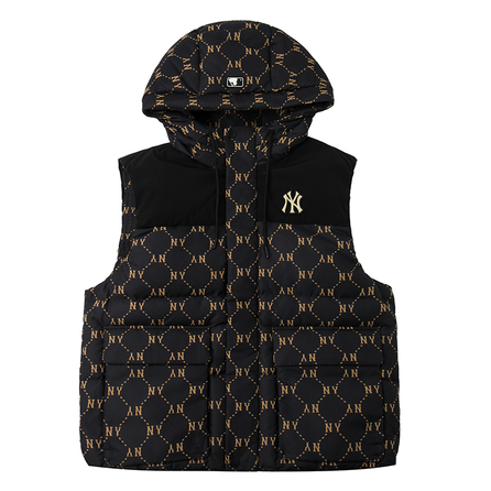 MLB New York Yankees Sport Life Series Fashion Comfortable Soft Hooded Vest Unisex Black