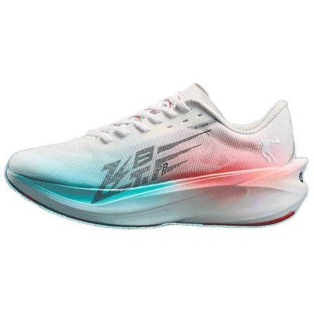 Jordan Feiying PB4.0 Professional Racing Fabric Cushion Wear-Resistant Low-Top Gu-Bounce Technology Running Shoes Men's White Blue