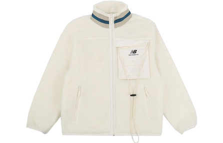 New Balance Leisure Lifestyle Series Velvet Jackets Unisex White