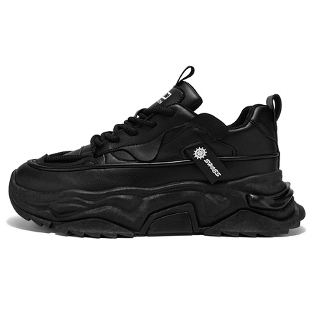JKEM Commute Versatile Trendy Fit Cushioned Wear-Resistant Platform Low-Top Dad Shoes Men's