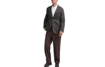 UNIQLO Business Suit Unisex Lead Gray
