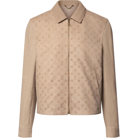 LOUIS VUITTON FW26 Monogram Surplus Pre-Fall Collection Long Sleeve Zip Side Pocket Jacket Men's