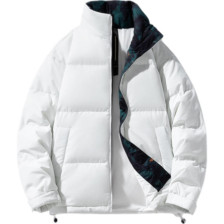 SNOW FLYING American Solid Color Casual Thick Warm Stand Collar Down Jacket