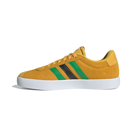 Adidas Coverage Anti-Slip And Wear-Resistant Low-Top Tennis Shoes Unisex Gold/Fresh Green/No. 1 Black