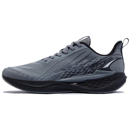361° Feiyu 4.0 Comfortable Versatile Slip-Resistant Wear-Resistant Low-Top Casual Running Shoes Men's Grey Black