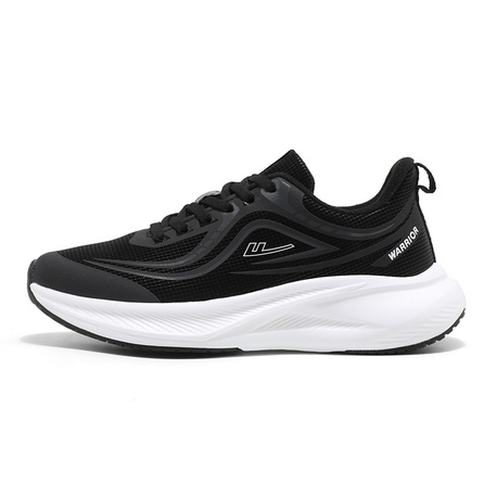 Warrior Ultra-Light Running Shoes Sports Test Spring Unisex Low-Top Waterproof Synthetic Leather Sneakers