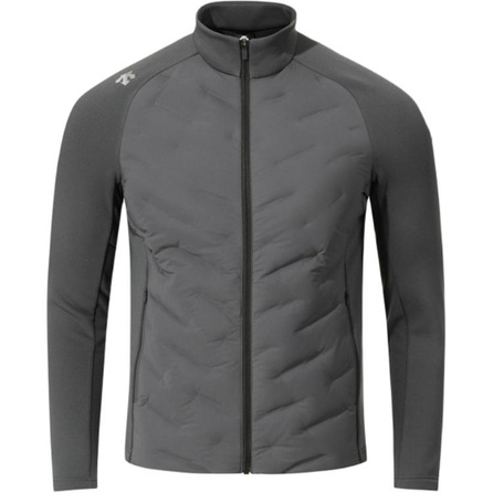 DESCENTE Logo Pattern Patchwork Long Sleeve Lightweight Commute Down Jacket Unisex