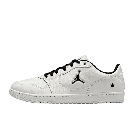 [Custom Sneakers] Jordan COURT CONNECT Black White American Comfortable Versatile Boyfriend Skate Shoes Men's