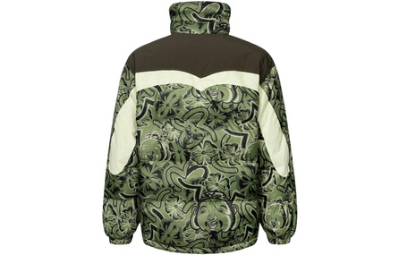 EVISU Down Jackets Men Army Green Full Floor