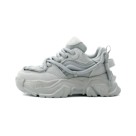 XIANGGUAN XGGO Anti-Slip Wear-Resistant Breathable Height Increasing Low-Top Chunky Sneakers Unisex