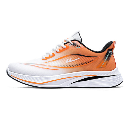 Warrior Trendy Versatile High-Value Fitness Training Long-Distance Running New Style Comfort Cushioning Slip-Resistant Wear-Resistant Breathable Wrapping Lightweight Height-Increasing Rebound Low-Top Casual Running Shoes Men's