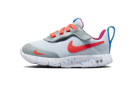 Nike Tanjun Cushioning Wear-Resistant Low-Top Toddler Shoes Gray Orange Infant And Toddler