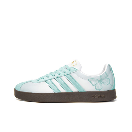 [Custom Sneakers] adidas neo VL Court 2.0 Trendy Casual Versatile Slip-Resistant Wear-Resistant Low-Top Skate Shoes Unisex Green White