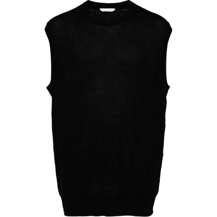 Helmut Lang Intarsia knit Crew neck Vest