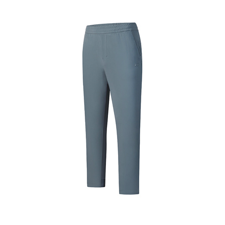 FILA Golf Series Fashion Classic Comfortable Breathable Golf Knit Pants Men's Thunder Gray