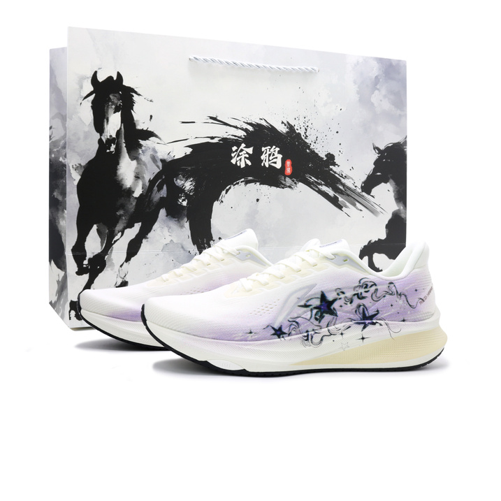 [Custom Sneakers] LiNing Red Hare 9 Spring Summer Mesh Soft Sole College Style Simple Fashion Hand-Painted Trendy Mesh Resilient Lightweight Breathable Low-Top Physical Test Exam City Commute Short Distance Training Running Shoes Men's