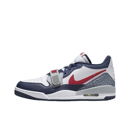 Jordan Legacy 312 Children's Basketball Shoes White Blue Red Teenagers