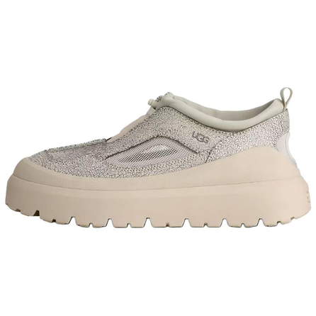 UGG Heritage Utility Axoid Crackle Versatile Fashion Low-Top Lifestyle Shoes Unisex Light Gray