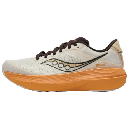 Saucony MARSHAL 3 Comfortable Versatile Support Sprint Running Shoes Unisex Beige