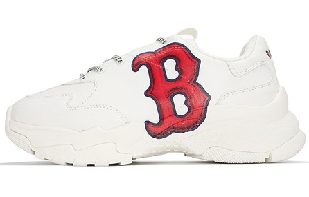 MLB Big Ball Chunky Chunky Sneakers Unisex Low-Top White Red