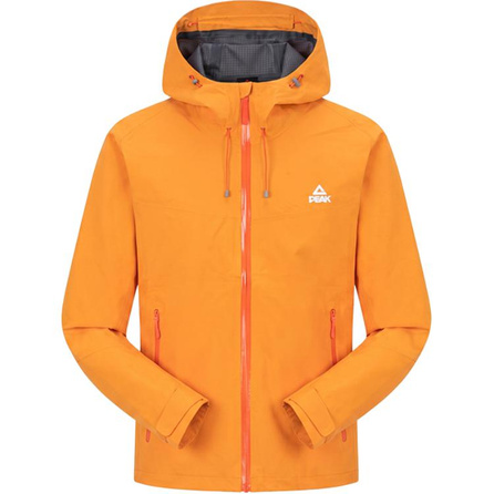 Peak Storm-Level Waterproof Versatile Hooded Hard Shell Single-Layer Jacket Autumn Winter Hiking Outdoor Sports Comprehensive Training Trail Commute Single-Layer Windbreaker Unisex